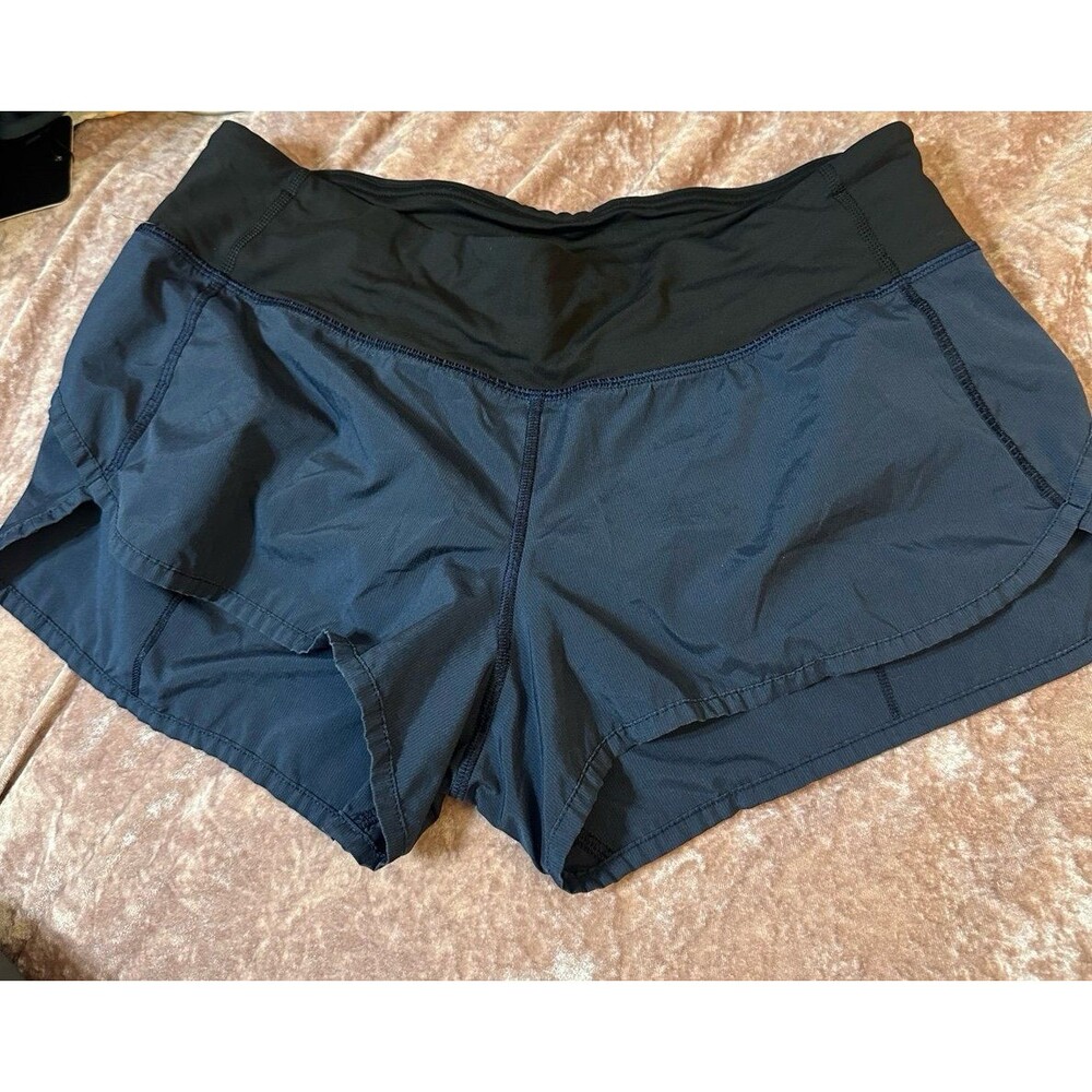 Lululemon navy speed up shorts